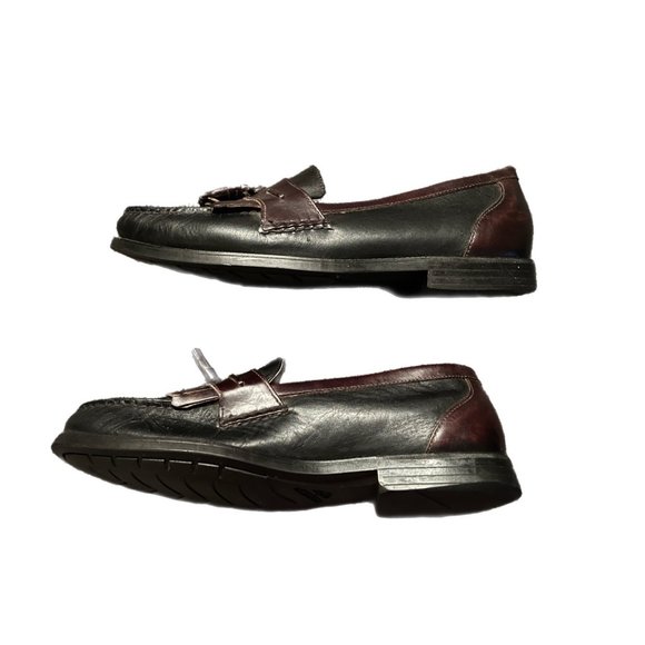 Dockers Shoes Mens 11.5 M Sinclair Tassel Loafers Brown Leather Round toe